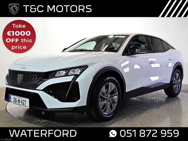 Peugeot 408 Hatchback, Petrol, 2026, White