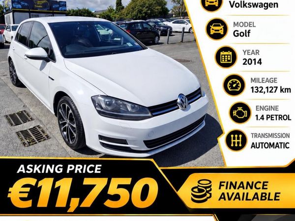Volkswagen Golf Hatchback, Petrol, 2014, White