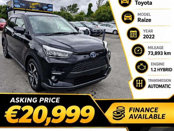 Toyota Raize Hatchback, Petrol Hybrid, 2022, Black