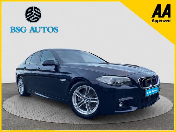 BMW 5-Series Saloon, Diesel, 2015, Blue