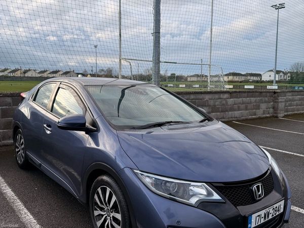 Honda Civic Hatchback, Diesel, 2017, Blue