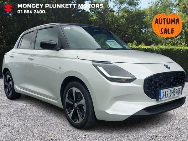 Suzuki Swift Hatchback, Petrol Hybrid, 2024, White