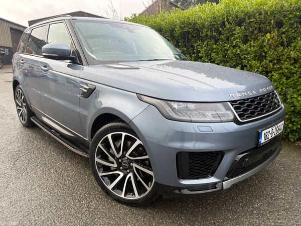 Land Rover Range Rover Sport SUV, Petrol Plug-in Hybrid, 2018, Black