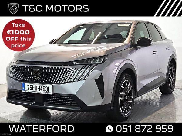 Peugeot 3008 MPV, Petrol Hybrid, 2025, Grey