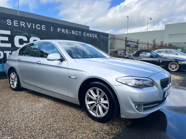 BMW 5-Series Saloon, Diesel, 2013, Silver