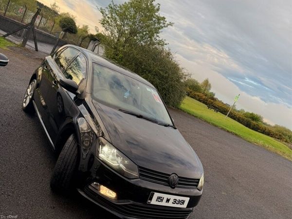 Volkswagen Polo Hatchback, Diesel, 2015, Black