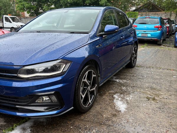 Volkswagen Polo Hatchback, Petrol, 2019, Blue