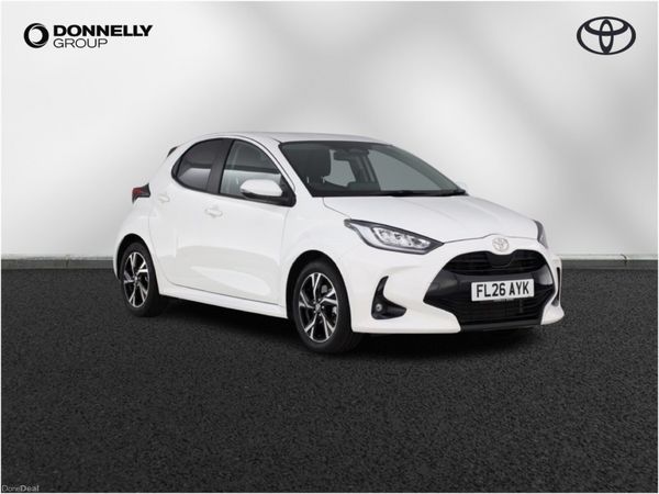 Toyota Yaris Hatchback, Petrol Hybrid, 2026, White