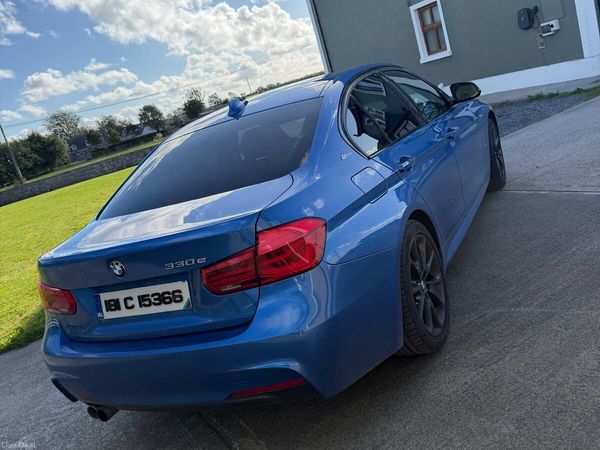 BMW 3-Series Saloon, Petrol Plug-in Hybrid, 2018, Blue