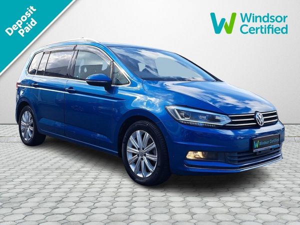 Volkswagen Touran MPV, Petrol, 2018, Blue