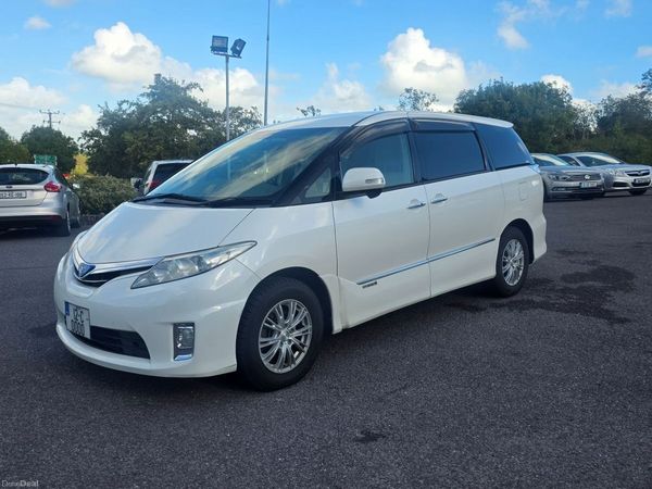 Toyota Estima MPV, Petrol Hybrid, 2012, White