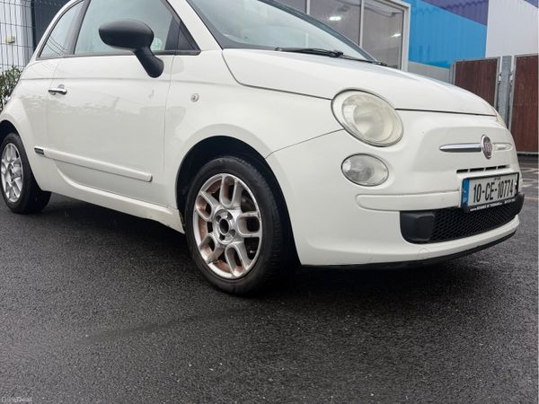 Fiat 500 Hatchback, Petrol, 2010, White
