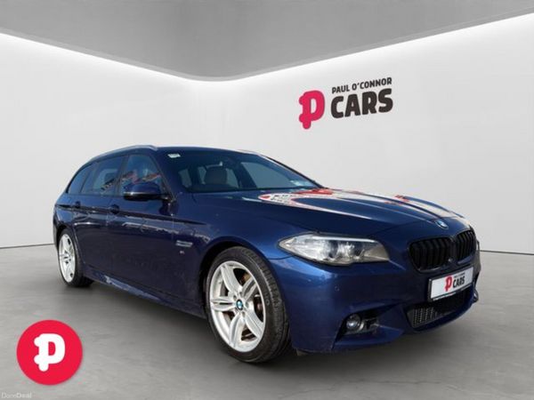 BMW 5-Series Estate, Diesel, 2017, Blue