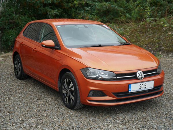 Volkswagen Polo Hatchback, Petrol, 2019, Orange