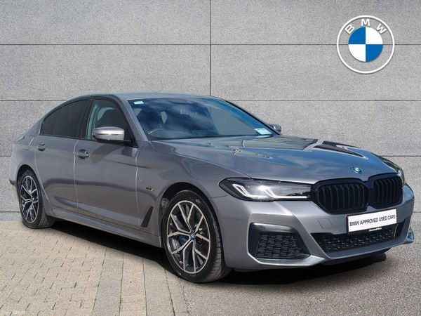 BMW 5-Series Saloon, Petrol Plug-in Hybrid, 2023, Grey