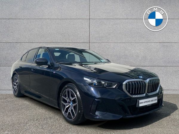 BMW 5-Series Saloon, Petrol Plug-in Hybrid, 2024, Black