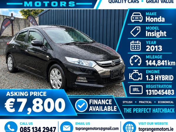 Honda Insight Hatchback, Petrol Hybrid, 2013, Black