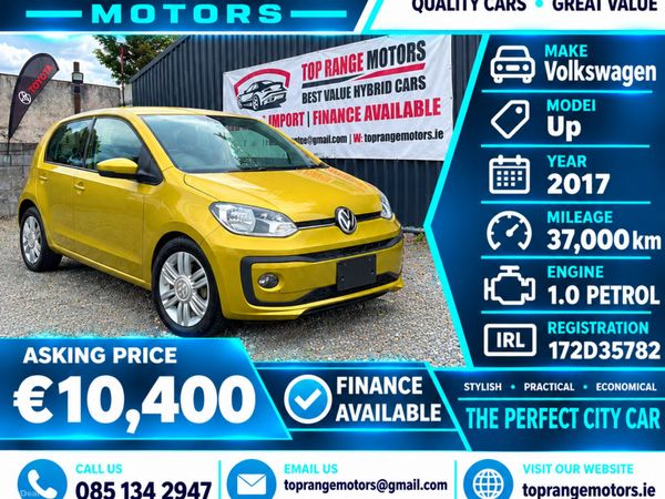 Volkswagen up! Hatchback, Petrol, 2017, Yellow