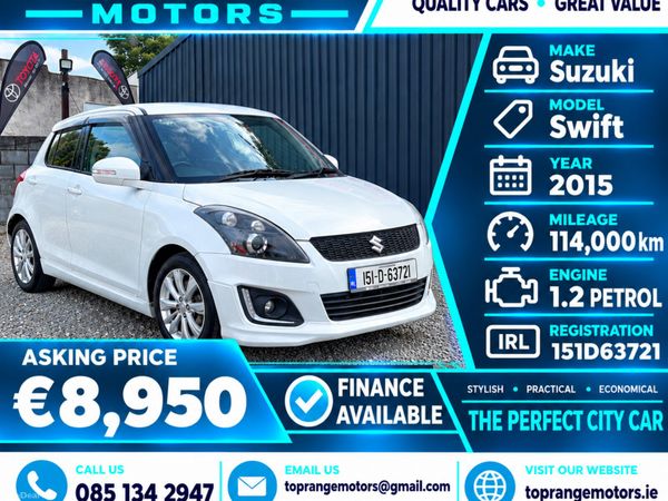 Suzuki Swift Hatchback, Petrol Hybrid, 2015, Blue