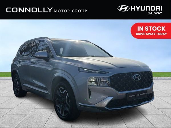 Hyundai Santa Fe SUV, Petrol Plug-in Hybrid, 2022, Grey