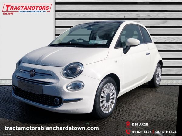 Fiat 500 Hatchback, Petrol, 2016, White