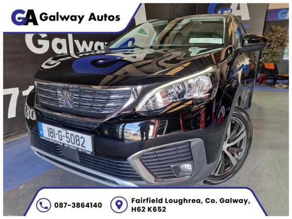 Peugeot 5008 MPV, Diesel, 2018, Black