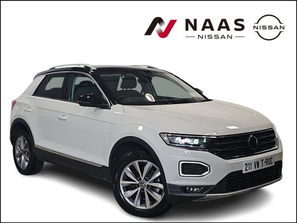 Volkswagen T-Roc Hatchback, Diesel, 2021, White