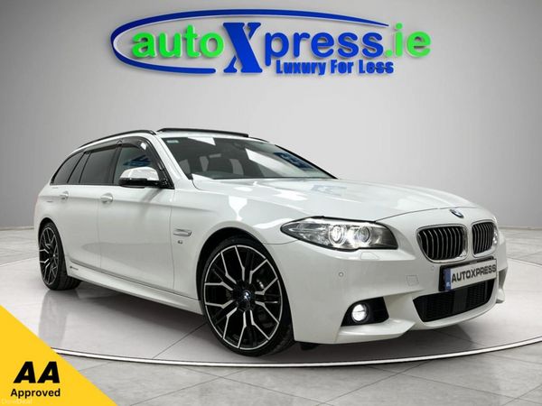 BMW 5-Series Estate, Diesel, 2016, White
