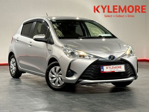 Toyota Vitz Hatchback, Petrol Hybrid, 2019, Silver