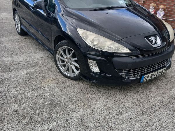 Peugeot 308 Hatchback, Diesel, 2009, Black
