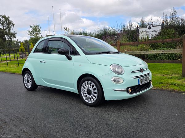 Fiat 500 Hatchback, Petrol, 2019, Green