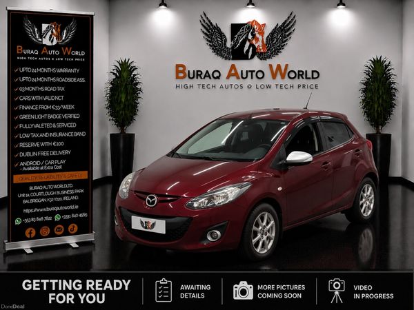 Mazda Demio MPV, Petrol, 2014, Red