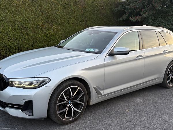 BMW 5-Series Estate, Diesel, 2020, Silver