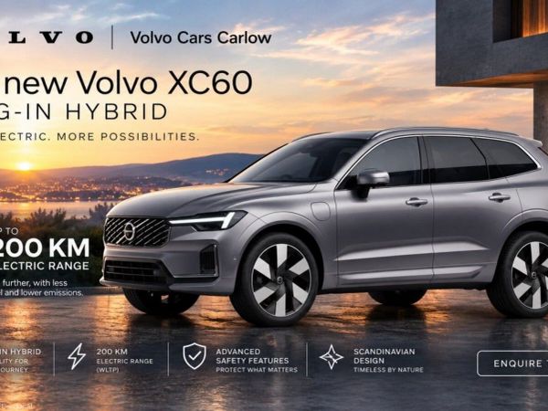 Volvo XC60 SUV, Petrol Plug-in Hybrid, 2027, Silver