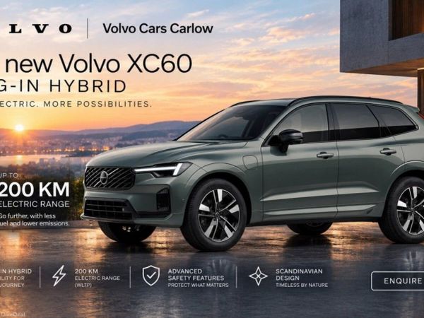 Volvo XC60 SUV, Petrol Plug-in Hybrid, 2027, Green