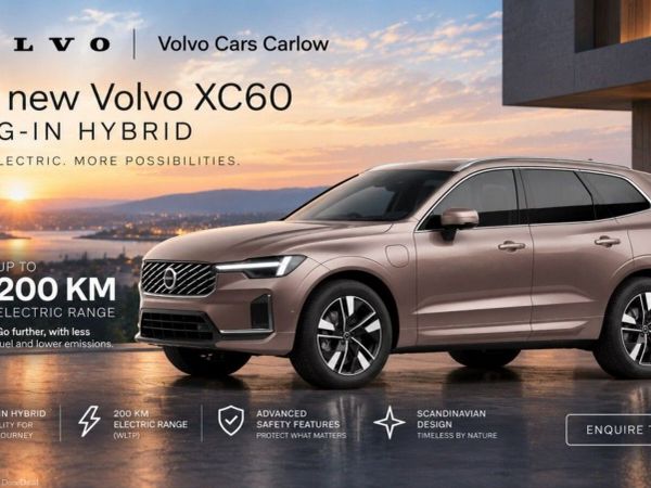 Volvo XC60 SUV, Petrol Plug-in Hybrid, 2027, Gold