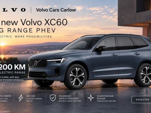 Volvo XC60 SUV, Petrol Plug-in Hybrid, 2027, Blue