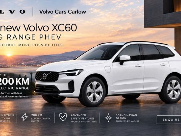 Volvo XC60 SUV, Petrol Plug-in Hybrid, 2027, White