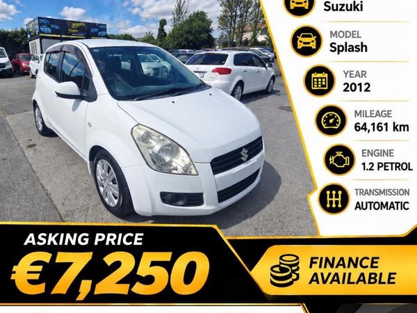 Suzuki Splash Hatchback, Petrol, 2012, White