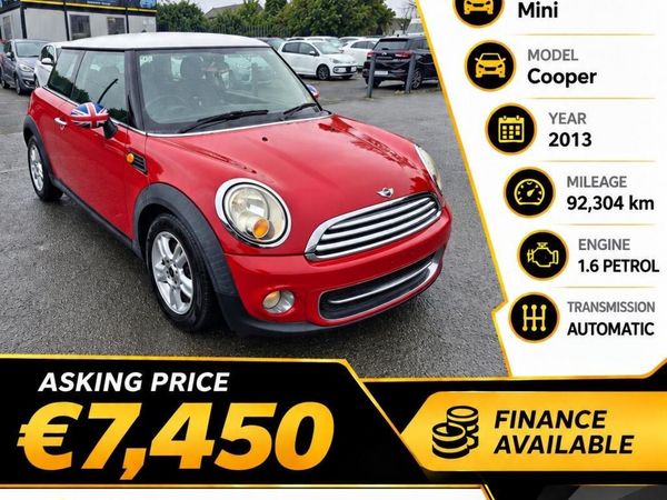 Mini Cooper Hatchback, Petrol, 2013, Red