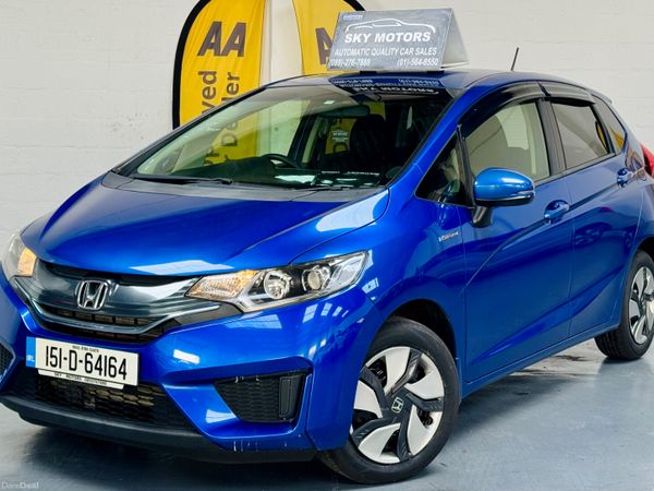 Honda Fit Hatchback, Petrol Hybrid, 2015, Blue