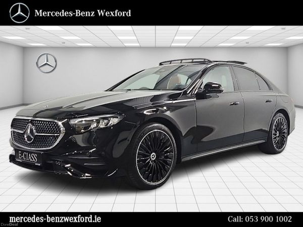 Mercedes-Benz E-Class Saloon, Diesel Plug-in Hybrid, 2026, Black