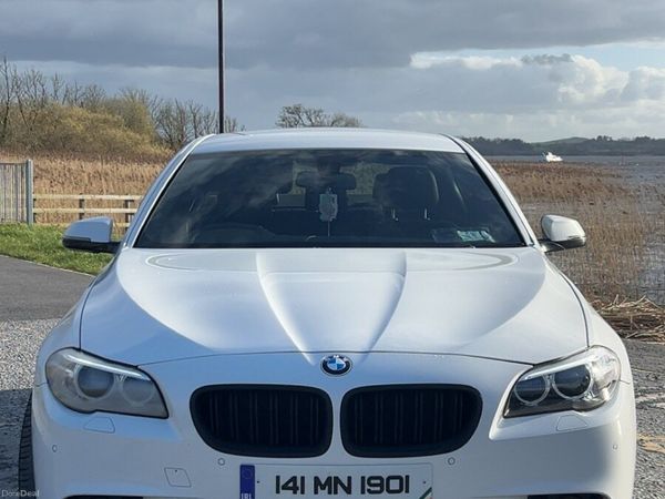 BMW 5-Series Saloon, Diesel, 2014, White
