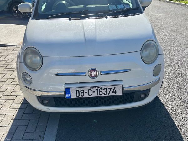 Fiat 500 Hatchback, Petrol, 2008, White
