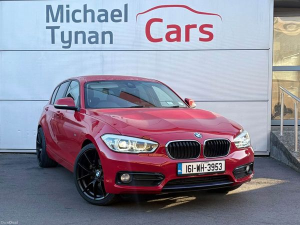 BMW 1-Series Hatchback, Diesel, 2016, Red