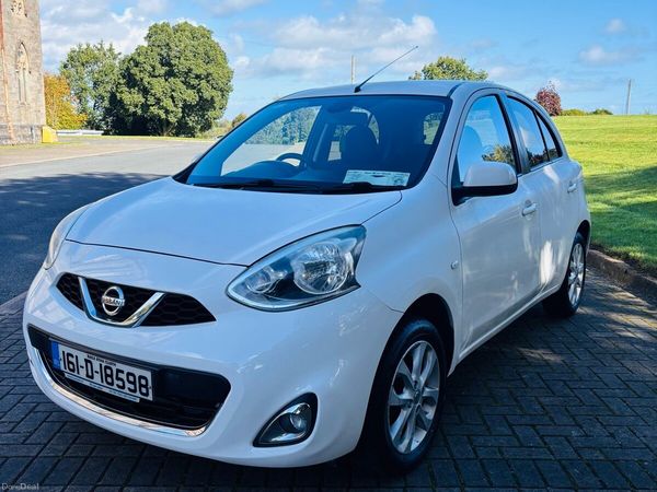 Nissan Micra Hatchback, Petrol, 2016, White