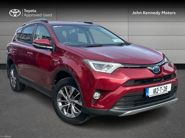 Toyota RAV4 SUV, Petrol Hybrid, 2018, Red