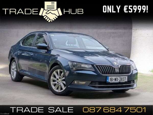 Skoda Superb Saloon, Diesel, 2016, Blue