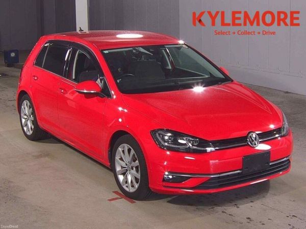 Volkswagen Golf Hatchback, Petrol, 2019, Red