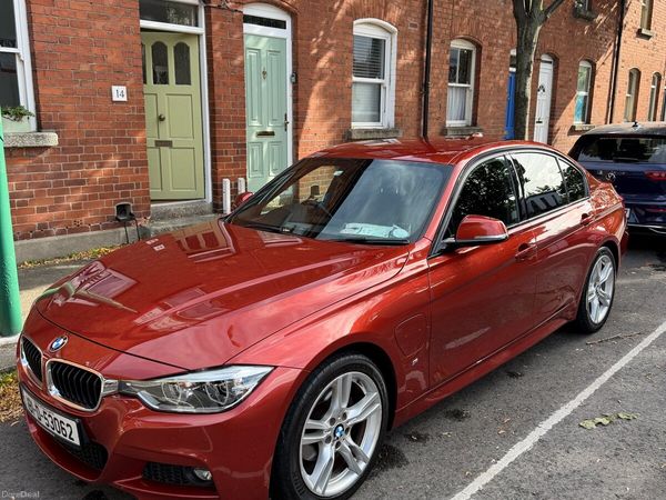 BMW 3-Series Saloon, Petrol Plug-in Hybrid, 2018, Orange